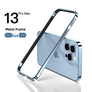 LUXUAN | Titanium Frame Ultra Thin Full-Cover Anti-Shock Protective Case for iPhone 13 Pro Max iPhone 14 iPhone 15 Plus iPhone 15 Pro