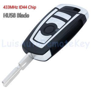 EWS System Modified Flip Remote Car Key Fob 315MHz 433MHz ID44 PCF7935 Chip for BMW E38 E39 E46 M5 X3 X5 Z3 Z4 1/ 3/ 5/ 7 Series