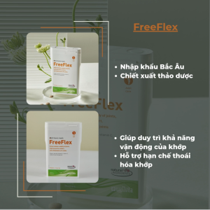 Thực phẩm bảo vệ sức khỏe Mezina Free Flex: Viên uống giúp duy trì vận động của khớp hạn chế thoái hóa khớp [90 viên]