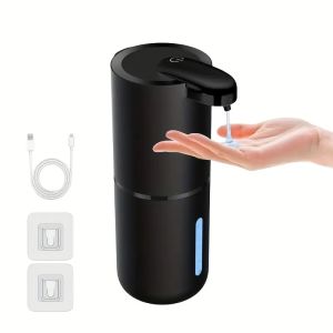 380ML Rechargeable Foam/Liquid Soap Bottle Hand Washing Sanitizer Machine Wall-Mounted Electric Automatic Sensor Soap Dispenser