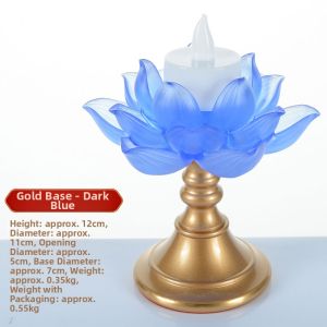 ZANGCUN | Lotus Butter Lamp Stand