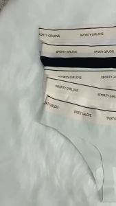 Sét 5 Quần Lót Lọt Khe  (8632) Size 48 - 55 Kg Đúc Su Viền Có Chữ Co Giản Thoáng Mát  - Đồ Lót Quỳnh Anh