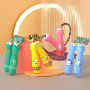 Childrens DIY skipping rope adjustable primary school and kindergarten skipping rope training outdoor sports exercise supplie