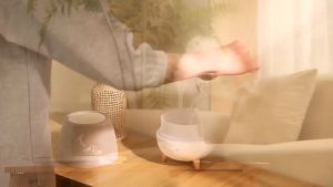 [GIORGIO ARMANI MALL]เครื่องพ่นสารเคมีอโรมา 300ml เครื่องพ่นสารเคมีไอน้ํากระจายกลิ่นหอมอัลตราโซนิก เครื่องทําความชื้นในครัวเรือน