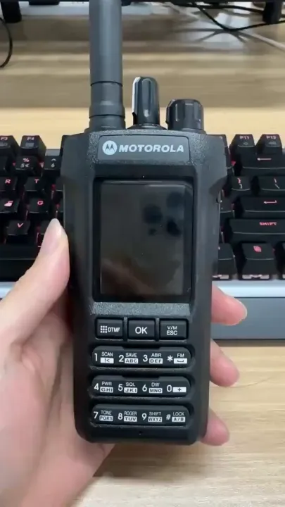 Motorola walkie talkie R8 4 Band VHF/UHF Radio 20Watt long range 50KM 6800mAh Type-C two way radio For use at construction sites/hotels/outdoors