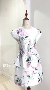 [Voucher 15% MOV 199K cap 100K Áo kiểu nữ HeraDG thiết kế dáng peplum chiết ly eo đai tháo rời chất tafta cao cấp SSTBD2012A