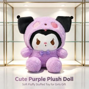 Sanrio | Dressable Sanrio Character Plush Toys: Kuromi My Melody Cinnamoroll Pochacco Stuffed Dolls. Cute Decorations for Children’s R