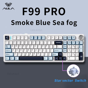 AULA | Bàn Phím Cơ Không Dây AULA F99 Pro Âm Thanh Êm Ái Cấu Trúc Gasket Có Thể Thay Nóng Ba Chế Độ Đèn Nền RGB 98 Phím Dành Cho Máy Tính Để Bàn & Máy Tính Xách Tay Chơi Game