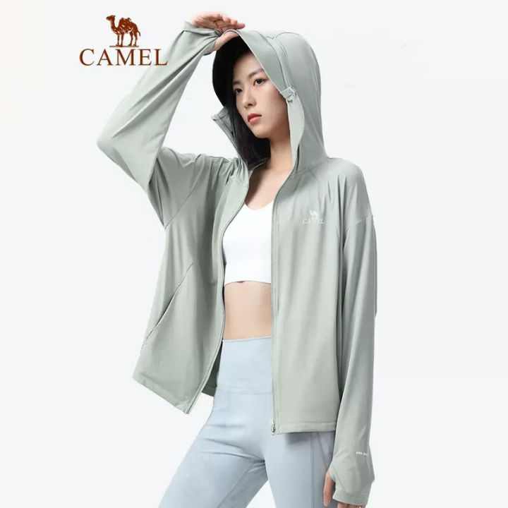 Cameljeans Summer Outdoor Sun Protection Clothing Women Ice Silk ...