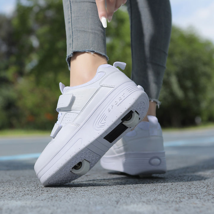 Wheel Shoes Heelys Two Wheels Or One Childrens Heelys Boys Double