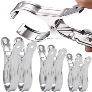 S/M/L Clothes Steel Clip Pins / Heavy Windproof Clothesline Clips / Large Laundry Beach Towel Clips