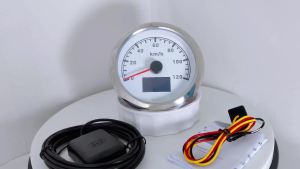 Universal 85mm GPS Speedometer 30KNOTS 60KNOTS 60K 120K 200K with 4K 6K 8K RPM Tachometer with 7 Colors Backlight for Car Boat