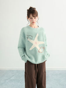 ARCG | Áo Sweater Knit Dày Ấm cho Phụ Nữ Mùa Đông