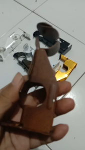 Breket Double Pipa Penyangga Besi Batang Gorden Tebal 1.6 mm