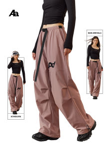 Quần Công Sở Rộng Rãi Nhanh Khô Thường Ngày Cho Nữ Quần Nhảy Hip Hop Phong Cách Đường Phố Quần Áo Làm Việc Kiểu Mỹ ACME AURA