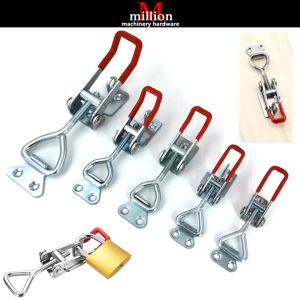 Toggle Latch Clamp Heavy Duty Hand Tool Adjustable Lock Clamp Holding Capacity Toggle Lock Clip Toggle Clamp 4001 4002 4003 Latches Catches Hasps Clamps Car Bumper Bonnet Mudguard Kereta