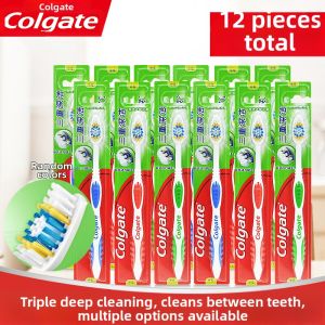 Colgate | Triple Deep Clean Medium Hard Bristle Toothbrush 12pcs
