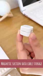 Magnetic Cable Organizer Clip USB Wires Charger Organizer Power Cord Holder Desktop