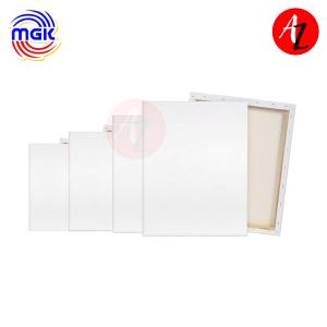 MGK CPB Canvas Painting Board 280G Cotton Canvas With MDF 1 PC Labeled & Shrink Wrapped Canvas Panel