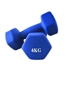 3KG Neoprene Coated Dumbbells for Strength Training