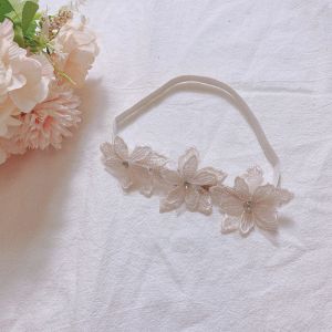 Baby Girl Hair Band Cute Super Cute Newborn Baby Headdress Korean Style Girl 100 Th Day Photo Sweet Princess All-Match Floral Headdress