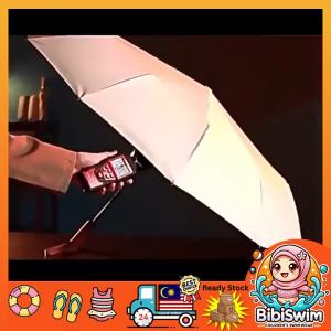 BIBISWIM Umbrella Automatic Uv Umbrella Large Foldable Heavy Duty | Payung Lipat Besar Automatik