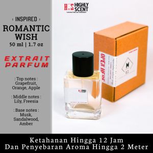 HS Parfum - Inspired Romantic Wish 50ml Extrait De Parfum Minyak Wangi Tahan Lama 12 24 Jam