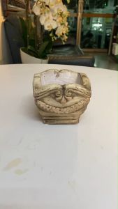 กระถางดินเผาใบเล็กสไตล์วินเทจ