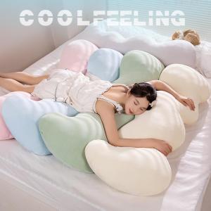 Gối Ngủ Bằng Lụa Băng Dài Cho Phụ Nữ Gối Phụ Trợ Chân Khi Ngủ Bên Hông Gối Mềm Mại Thoải Mái Cho Khách Sử Dụng Tại Nhà