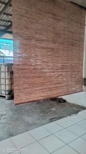 KEREY TIRAY uKURAN 2x2 bahan pul kulit sudah dapat tali penggulung nya