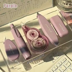 5pcs/set Macaron Color Portable Correction Tape For Back to School Office Supplies Back Error Correction Belt to Back to School