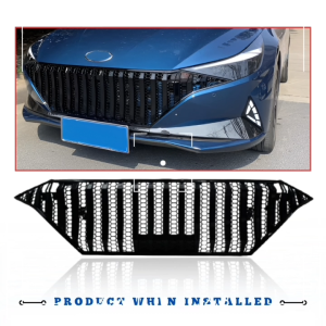 CPO ELANTRA 2021+ FRONT GRILL BLACK (11778)