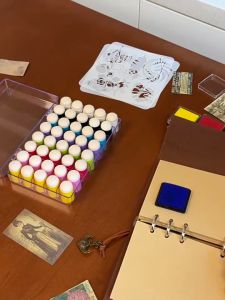 ฟองน้ำวาดภาพ สวมใส่บนนิ้วมือ ฟองน้ำแต้มหมึก แต้มสี หมึกสวมนิ้ว อุปกรณ์ศิลปะ วาดภาพระบายสี