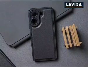 Poco C65 Poco C75 Case Pro Leather Black Poco C65 Poco C75