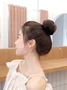 🔥 Tóc Giả Búi Củ Tỏi Siêu Xinh BU02 – Dây Rút Tiện Lợi Cột Cao Gọn Gàng – Phụ Kiện Tóc Đẹp Cho Nữ Tự Tin Tỏa Sáng!