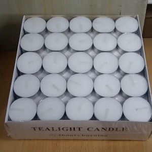 Lilin Tealight Berwarna Isi 100 Pcs Durasi 4 Jam Lilin Doa Lilin Dekorasi