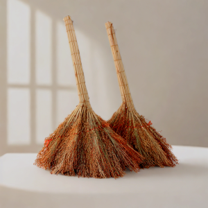 Handmade Thickened Old Style Small Broom for School And Rural Area Cleaning High Broom Sturdy Durable Household Cleaning Tool