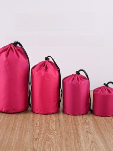 Convenient and Portable Down Jacket Storage Bag Drawstring Closure