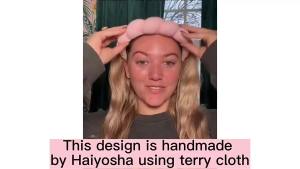 Sponge Headbands for Women Girls Puffy Hair Band Makeup Bubble Terry Cloth Co Spa Retro Hairband Women Hair Accessories Headwear