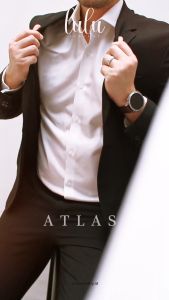 Lulu Moissanite Jewelry - Perhiasan Laki-Laki Cincin Berlian Moissanite 1 Carat Lapis Emas 18K - Atlas Round Cut Moissanite Adjustable Ring 1 CT Sertifikat GRA