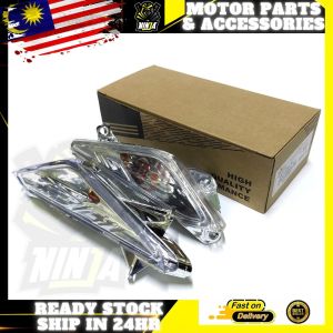 HONDA WAVE125-X/WAVE125-X ULTIMO/W125X/W125-X [VISS] FRONT SIGNAL SET (CLEAR) FRONT SIGNAL ASSY WINKER LAMP ASSY STANDARD LEFT RIGHT COMPLETE WITH SIGNAL BULB FRONT FLASHER SIGNAL LIGHT ASSY LAMPU SIGNAL DEPAN SET KIRI KANAN SEPASANG 1SET (HIGH QUALITY)
