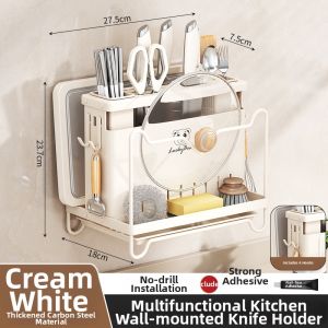 Multipurpose Wall-mounted Cutlery Holder
