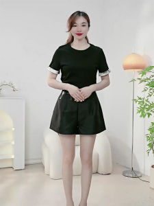 Summer Womens Mid-Length Short-Sleeve round Neck T-Shirt Commute Style Other Fabric Regular Sleeve Other 100% Material