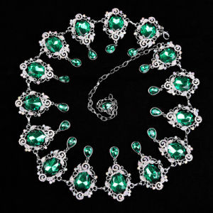 Womens Belly Dance Performance Diamond Waist Chain Large Diamond Dance Outfit Accessory Fitness Sportswear Belly Dance