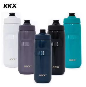 KKX 6 Layer Warm Insulated Cycling Water Bottle 550ML Portable MTB Road Bike Vacuum Stainless Steel Bicycle Bottle Accessories