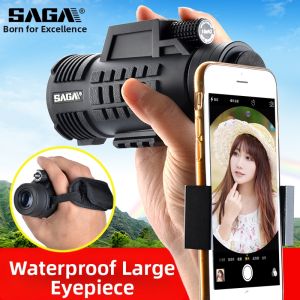 SAGA | High Magnification High Clarity Monocular Telescope for Outdoor Phone Photography and Concert