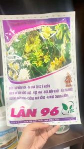 Phân Bón LÂN 96 TSC Thụy Sỹ Siêu Tạo Mầm Hoa Kích Ra Hoa Đồng Loạt Đậu Trái Nhiều Vọt Hoa - Túi 1kg