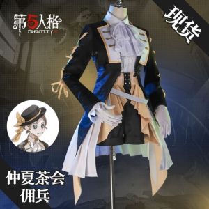 Game Identity V Midsummer Tea Club Mercenary Cosplay Costume Female Mens and Womens Suits Cos Costume