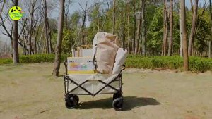 🚀พร้อมส่ง🚀 รถเข็นแคมป์ปิ้ง รถเข็นแคมปิ้ง ล้อลูกปืน รถเข็น รถเข็นพับได้ รองรับน้ำหนักได้180kg รถเข็นของพับได้