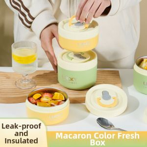 CORJANE | Food-Grade Stainless Steel Insulated Lunch Box Multilayer Microwave Safe